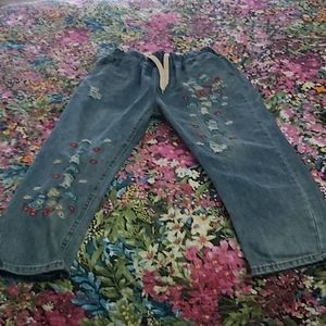 Embroidered jeans